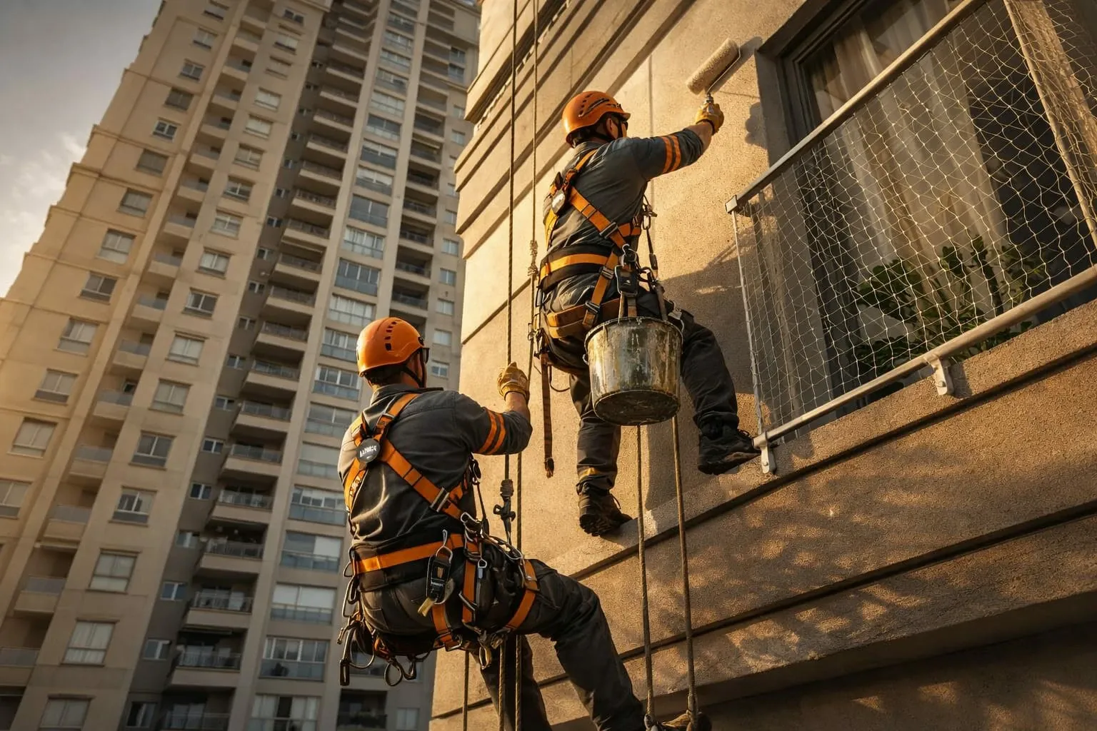 Manutenção preventiva em edifício comercial